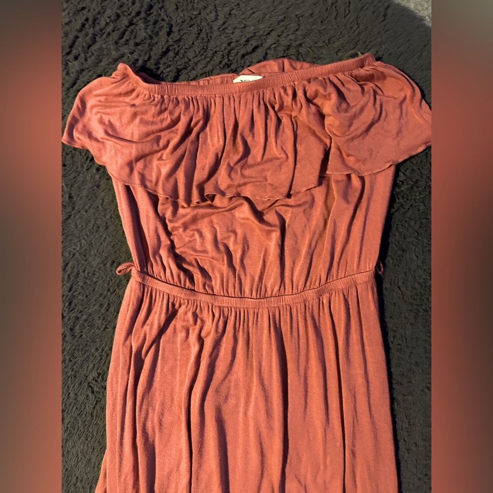 Love Culture strapless full length casual dress, size M
